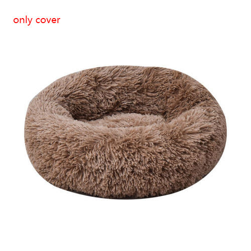 Plush Round Warm Winter Bed