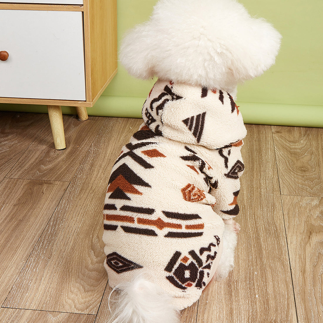 Plush Warm Pet Hooded Sweater