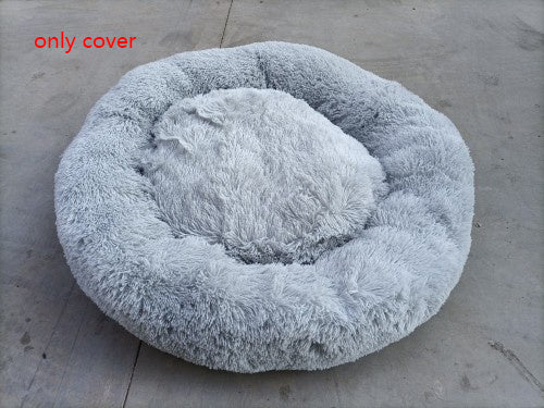 Plush Round Warm Winter Bed