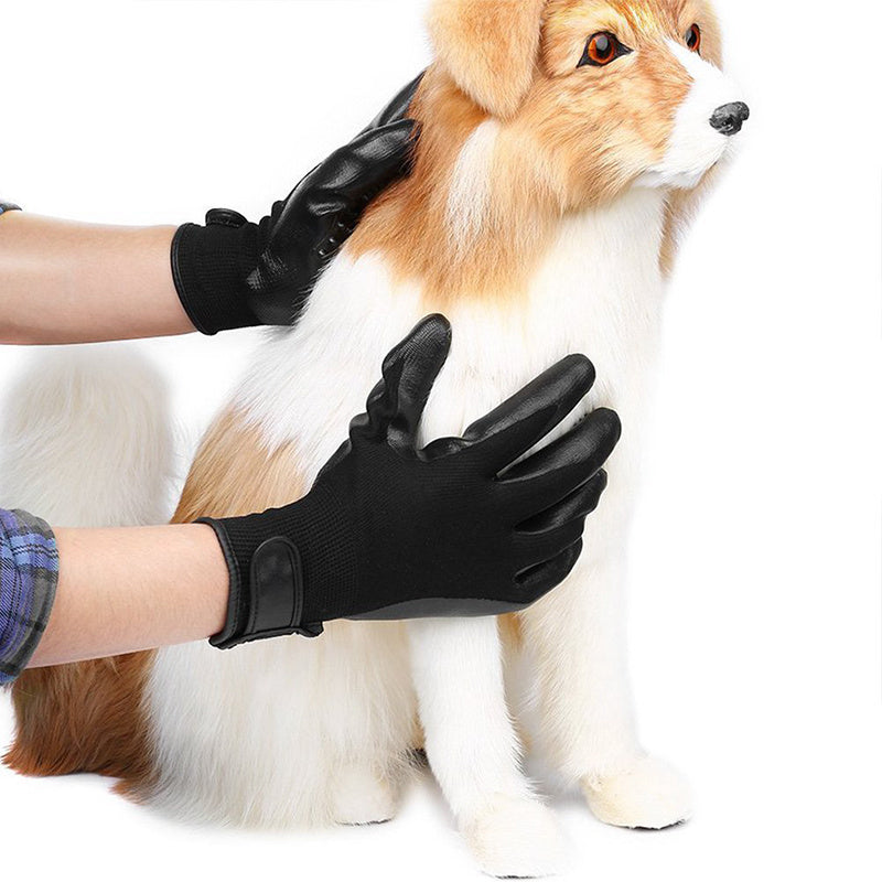 Pet Hair Grooming Gloves