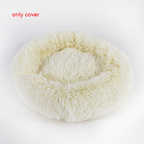 Plush Round Warm Winter Bed