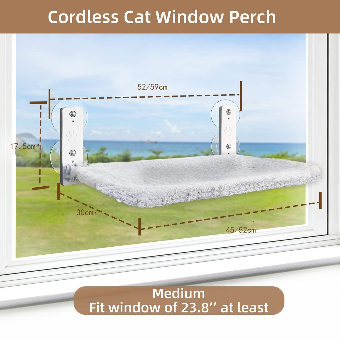 Pet Supplies Cordless Window Perches