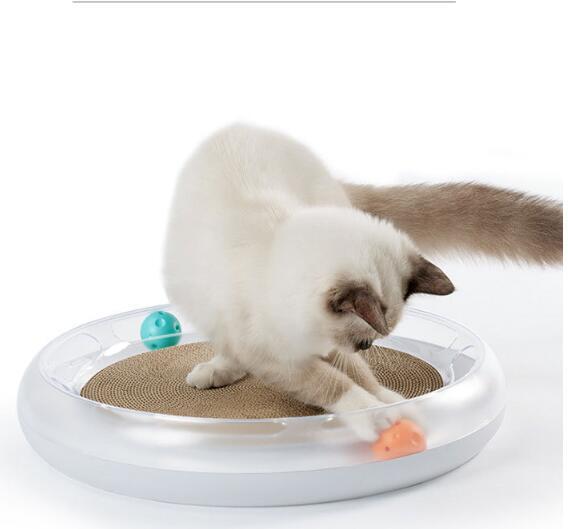 Multi-function cat scratching pet toy