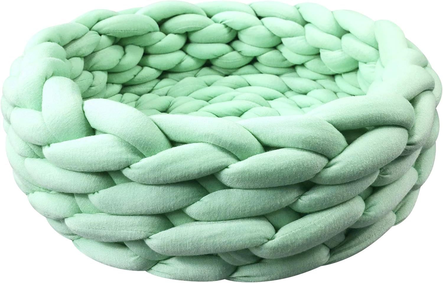 Knitted Round Pet Bed