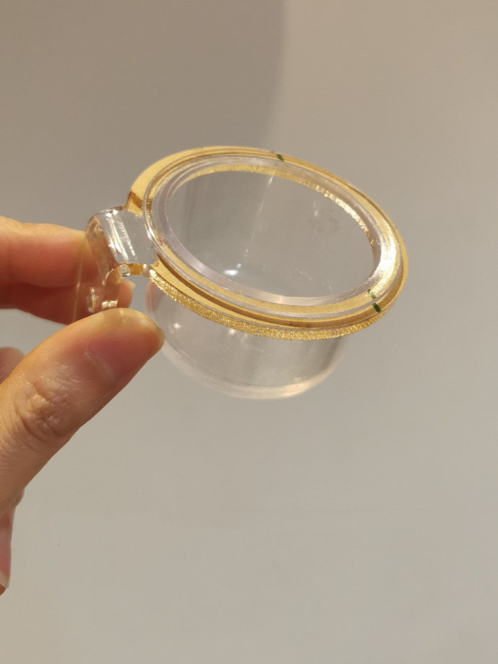 Full Transparent Bird Log Acrylic Cage