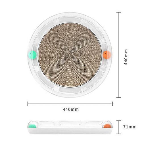 Multi-function cat scratching pet toy