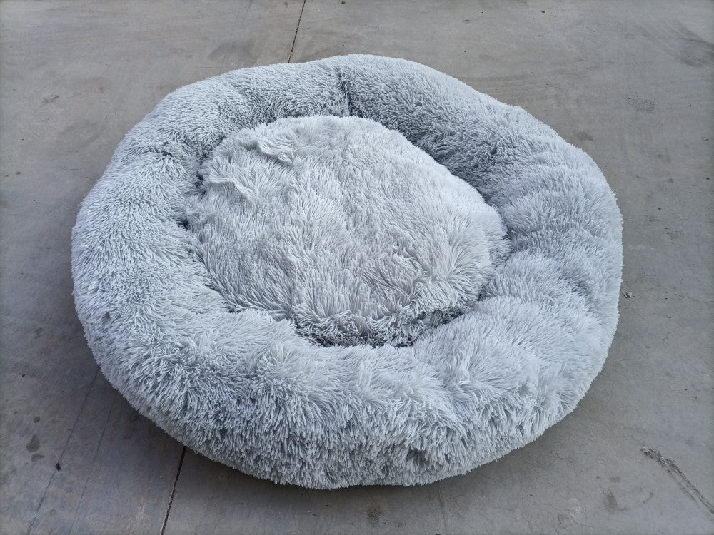 Plush Round Warm Winter Bed