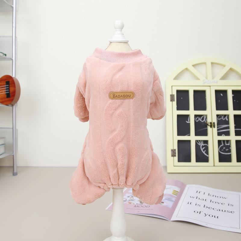 Pet Clothing Winter Four-leg Cotton Jacket