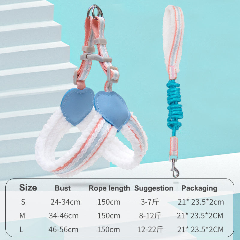 Breathable Corgi Vest Walking Dog Leash