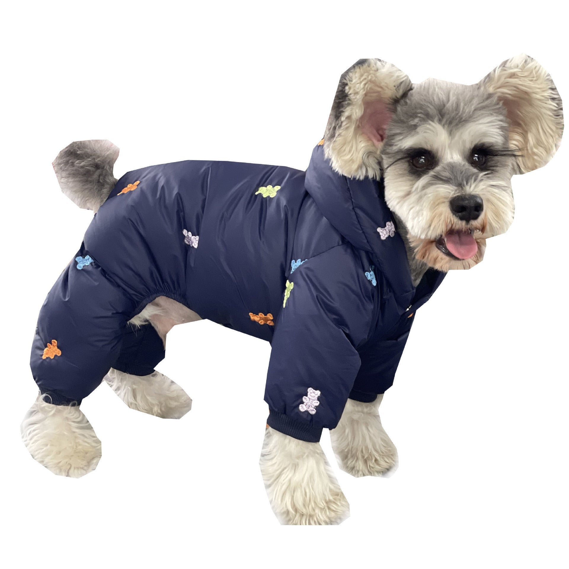 Pet Thickened Warm Teddy Schnauzer Jacket