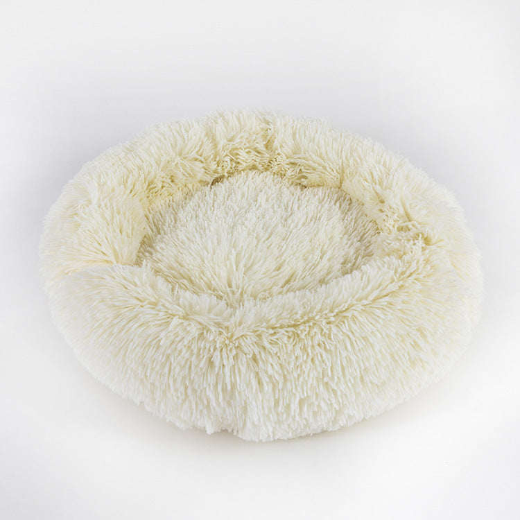 Plush Round Warm Winter Bed