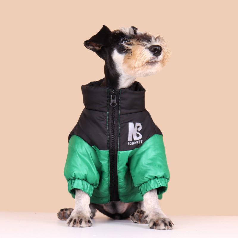 Pet Reflective Autumn And Winter Warm Jacket