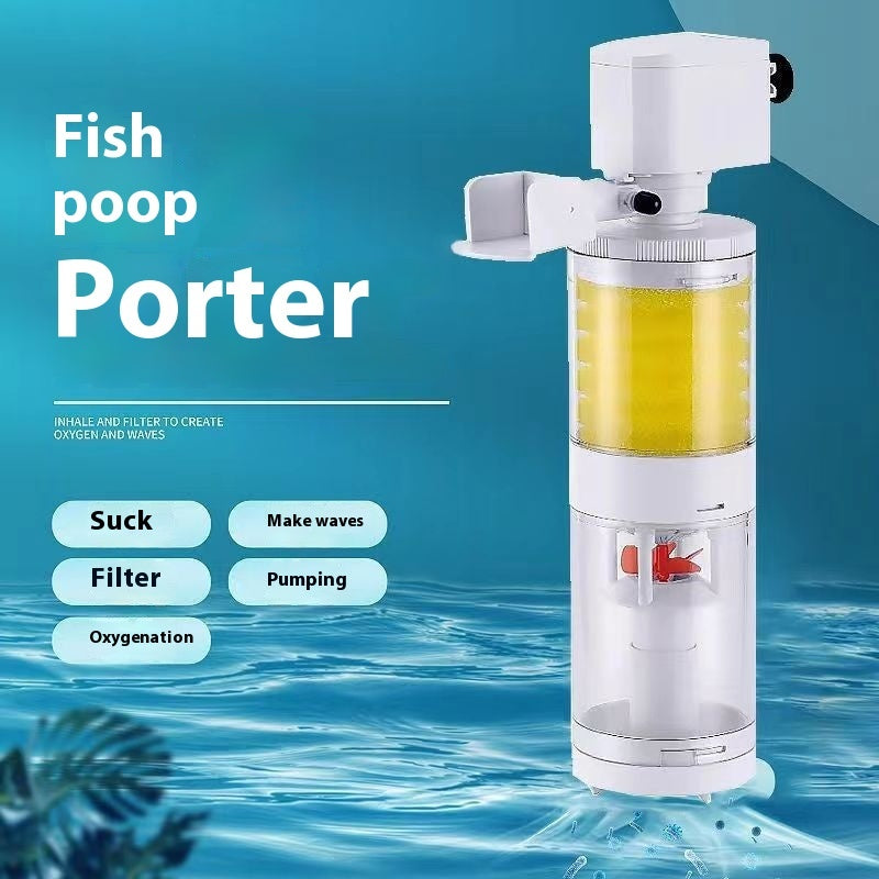 Fish Tank Built-in Filter Fish Toilet