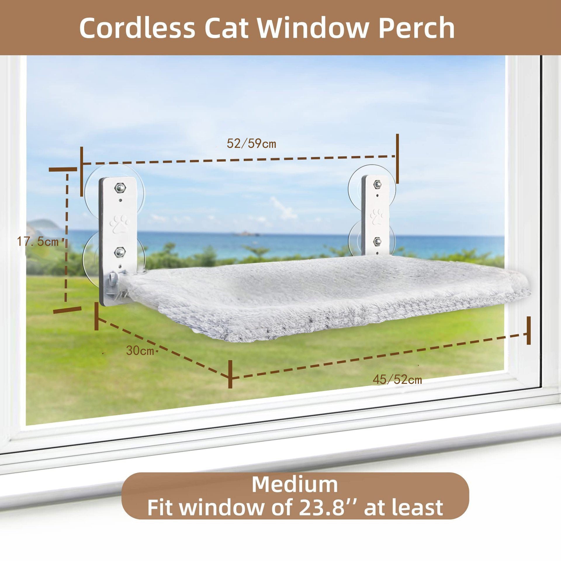Pet Supplies Cordless Window Perches