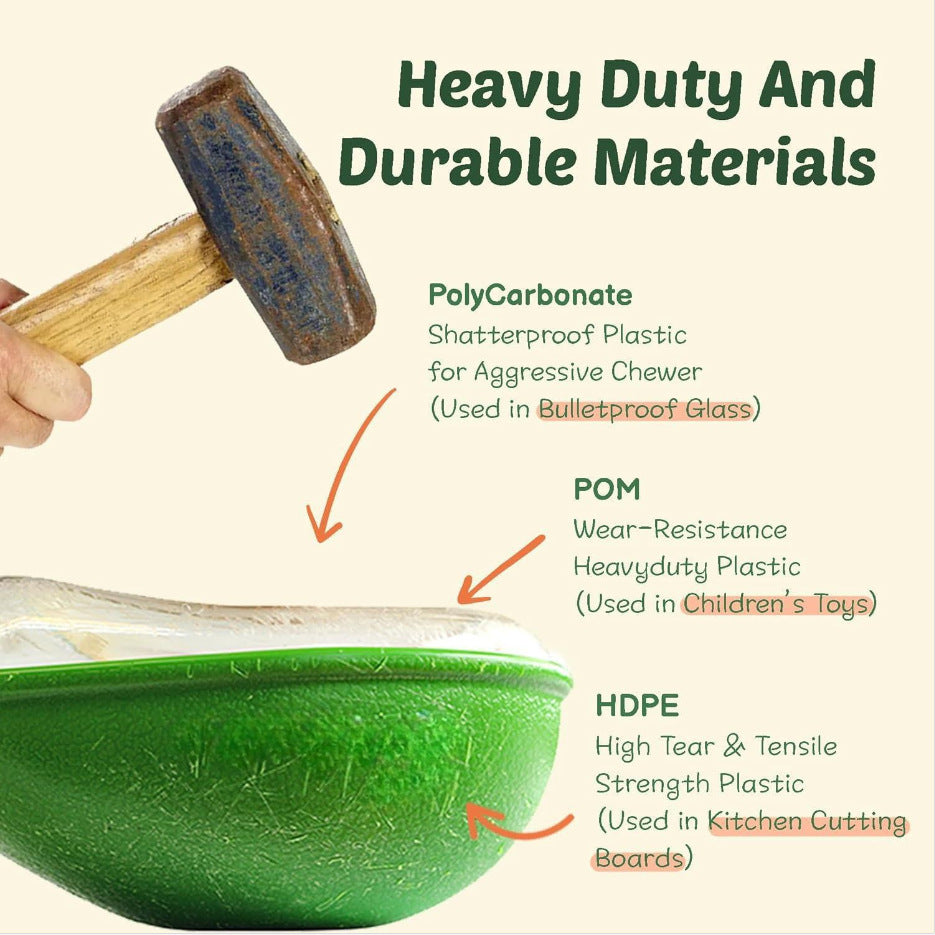 Anti-tumble Avocado Pet Feeding Bowl