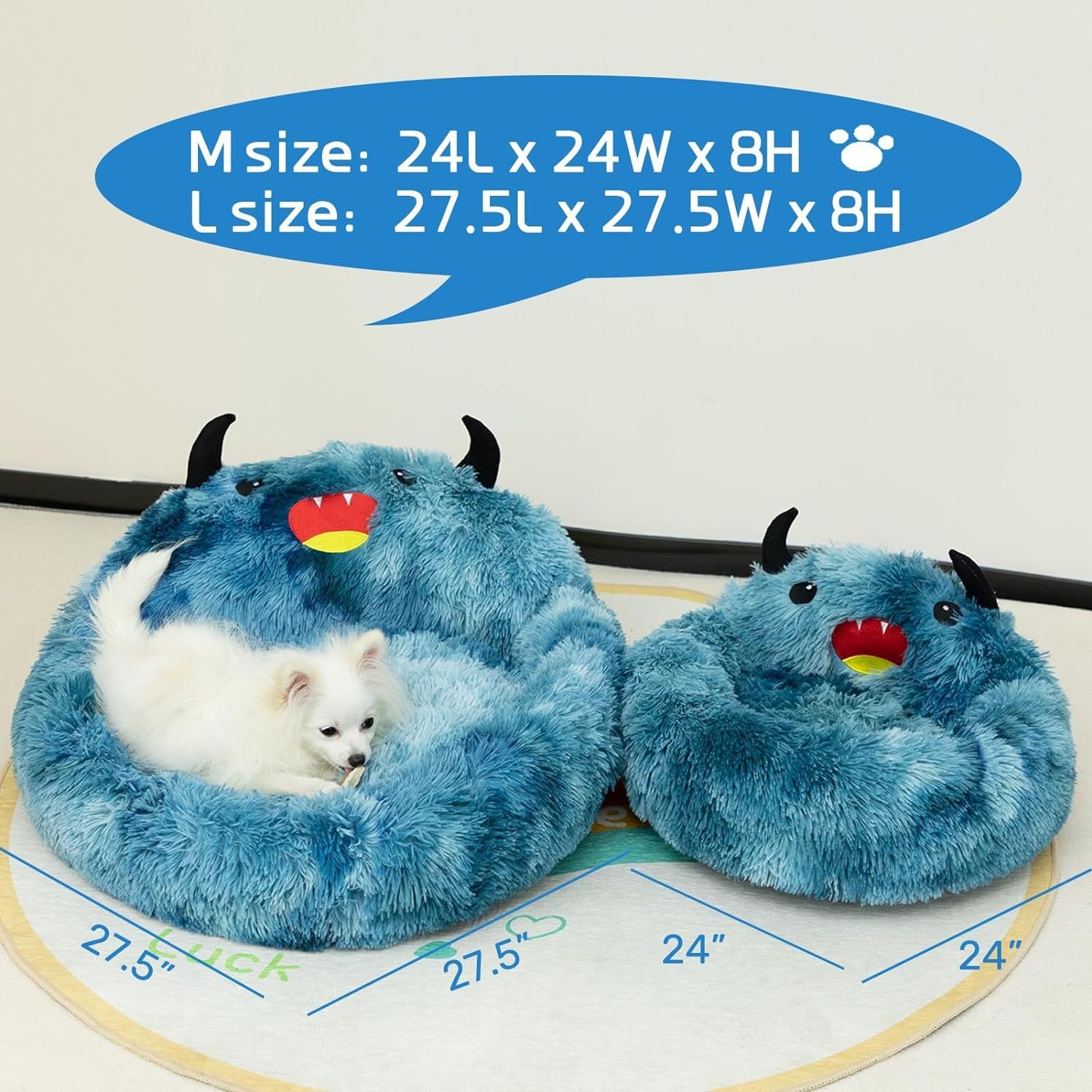 Self-Warming Donut Pet Bed