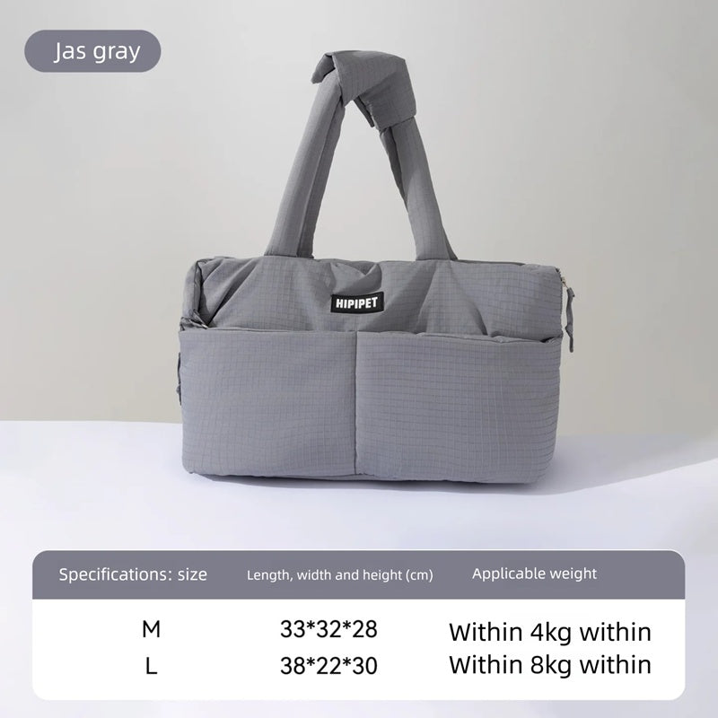 Pet Carrier With Adjustable Safety Leash