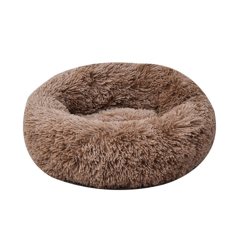 Plush Round Warm Winter Bed