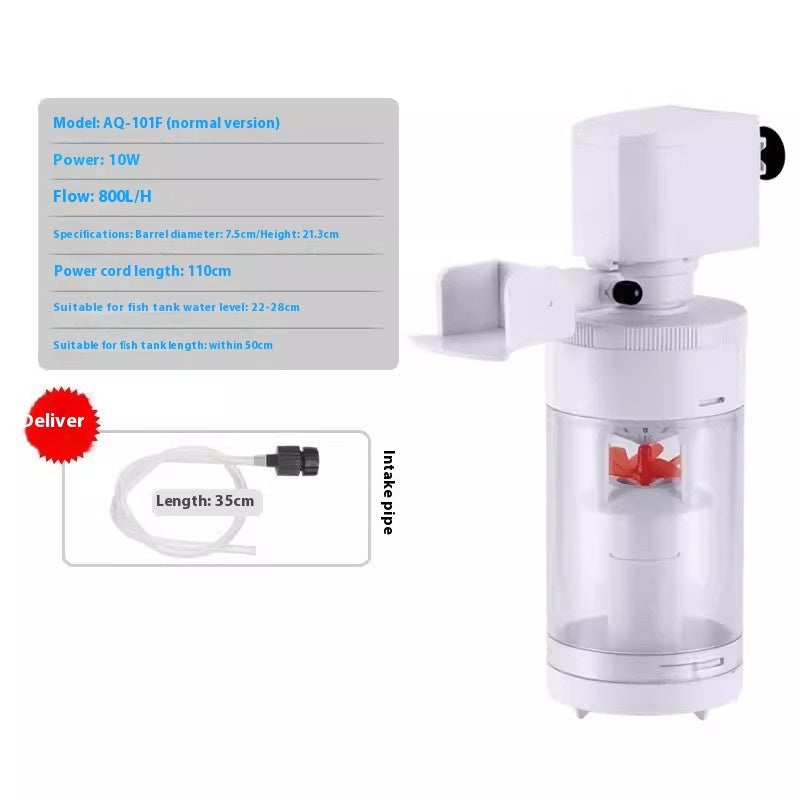 Fish Tank Built-in Filter Fish Toilet