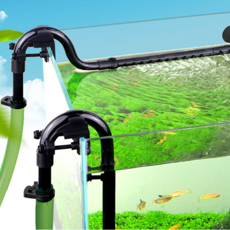 Fish Tank Filter Barrel Water Rain Shower Pipe
