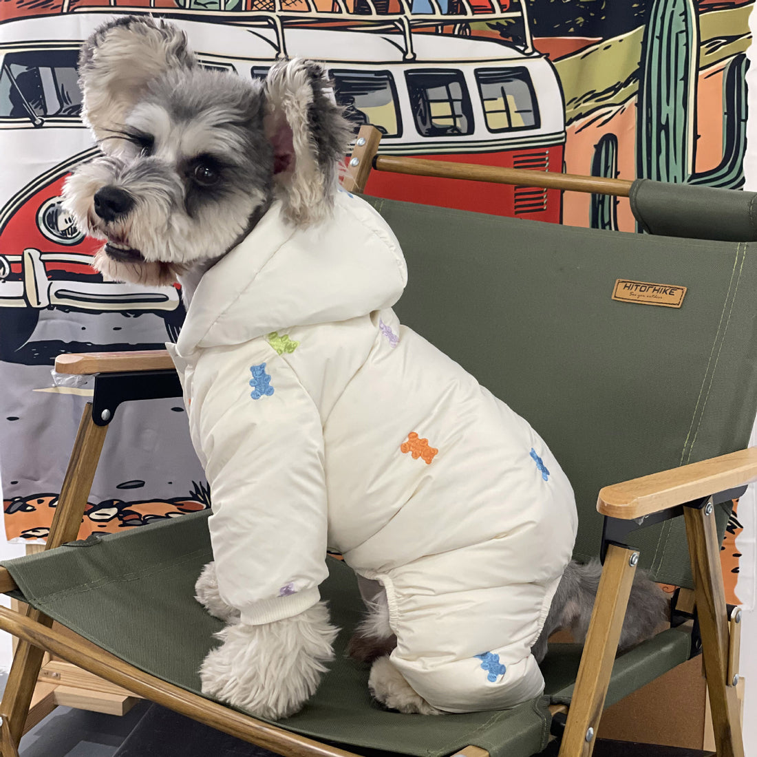 Pet Thickened Warm Teddy Schnauzer Jacket