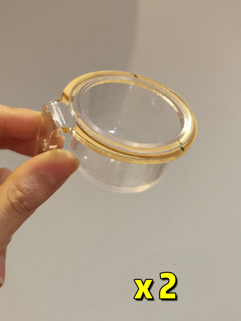 Full Transparent Bird Log Acrylic Cage