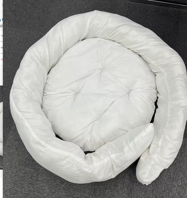 Plush Round Warm Winter Bed