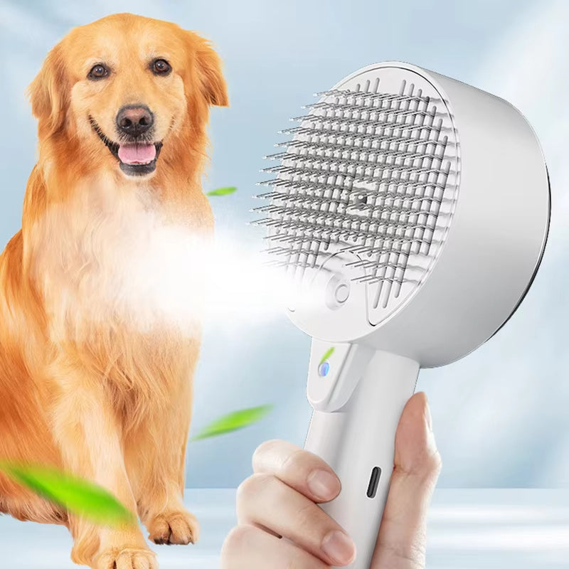 Cat Dog Steamy Steam Brush