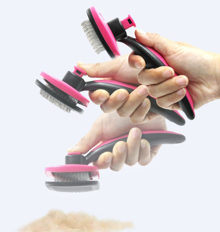 Curly Dog Hair Removal Comb Brush