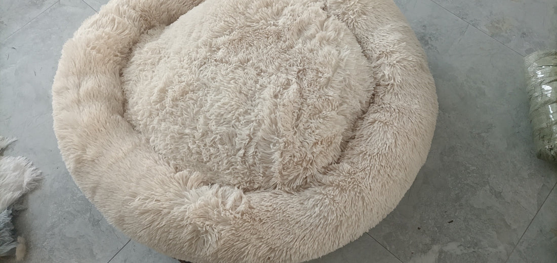 Plush Round Warm Winter Bed