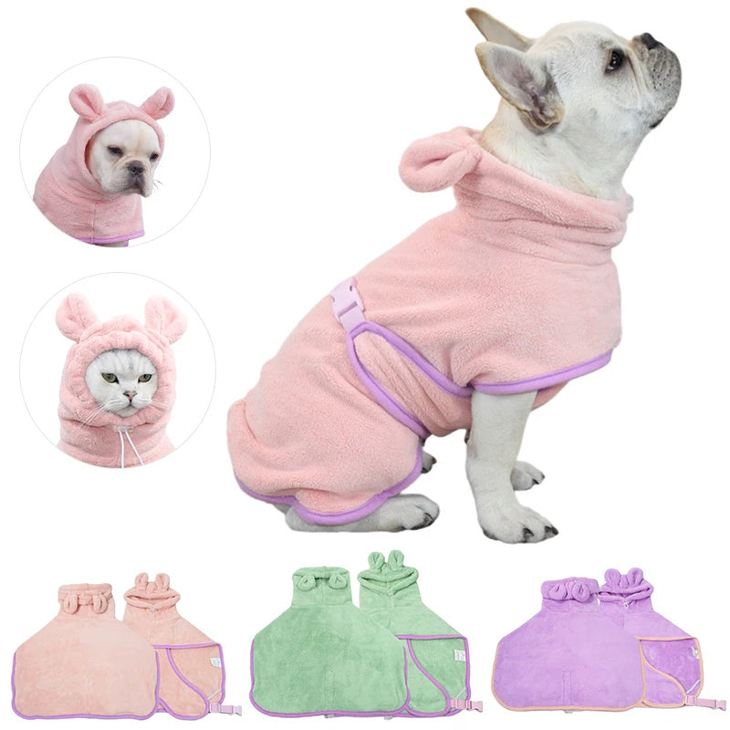 Pet Bathrobe Bath Towel