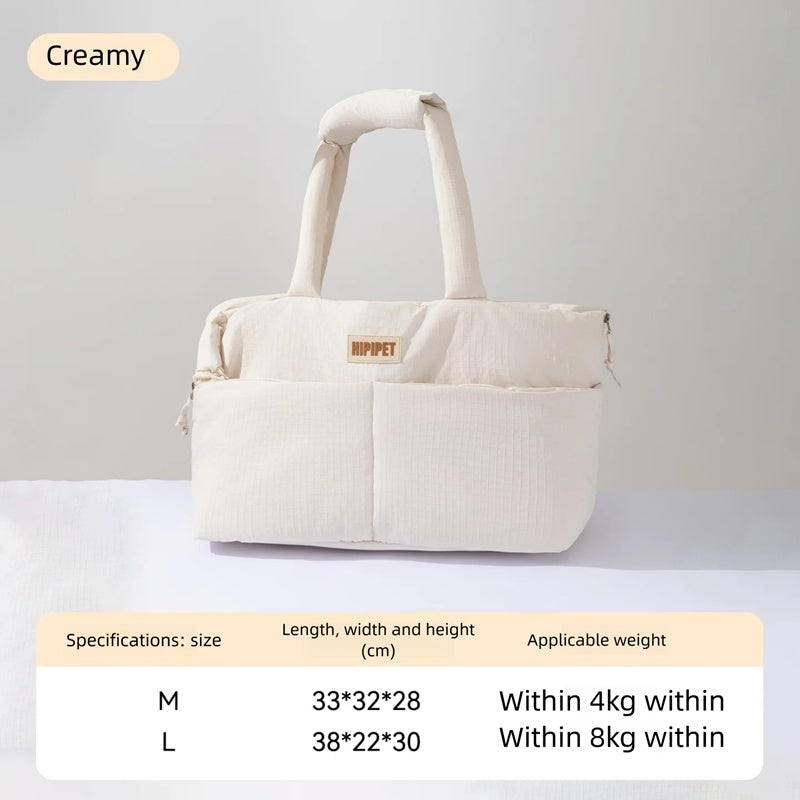 Pet Carrier With Adjustable Safety Leash